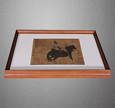 沙市书画装裱配框服务案例